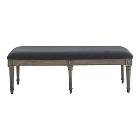 Alderwood Upholstered Bench French Grey  Half Price Furniture