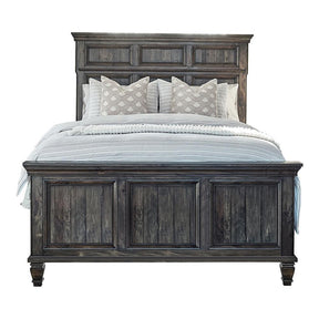 Avenue California King Panel Bed Weathered Burnished Brown  Half Price Furniture