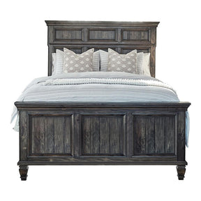 Avenue California King Panel Bed Weathered Burnished Brown - Bed - Half Price Furniture