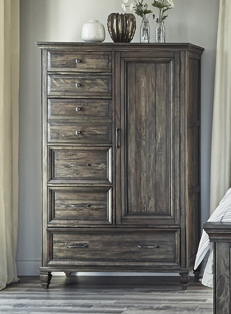 Avenue 8-drawer Chest Weathered Burnished Brown - Half Price Furniture