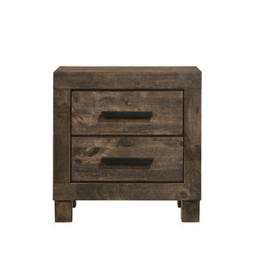 Woodmont 2-drawer Nightstand Rustic Golden Brown - Half Price Furniture