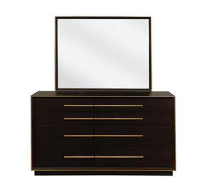 Durango Dresser Mirror Smoked Peppercorn Half Price Furniture