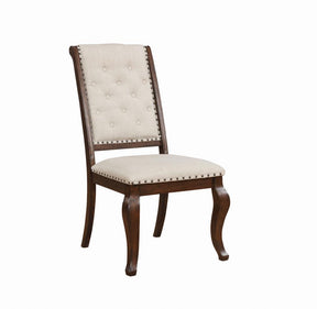 Brockway Tufted Dining Chairs Cream and Antique Java (Set of 2) - Dining Chair - Half Price Furniture