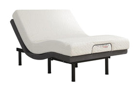 Clara Eastern King Adjustable Bed Base Grey and Black - Half Price Furniture