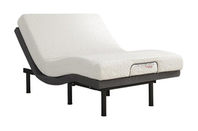 Negan Eastern King Adjustable Bed Base Grey and Black - Adjustable Base - Half Price Furniture