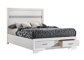 Miranda Full Storage Bed White - Half Price Furniture