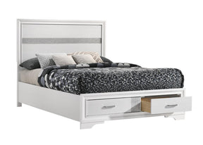Miranda Full Storage Bed White - Bed - Half Price Furniture