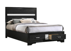 Miranda Full Storage Bed Black - Bed - Half Price Furniture