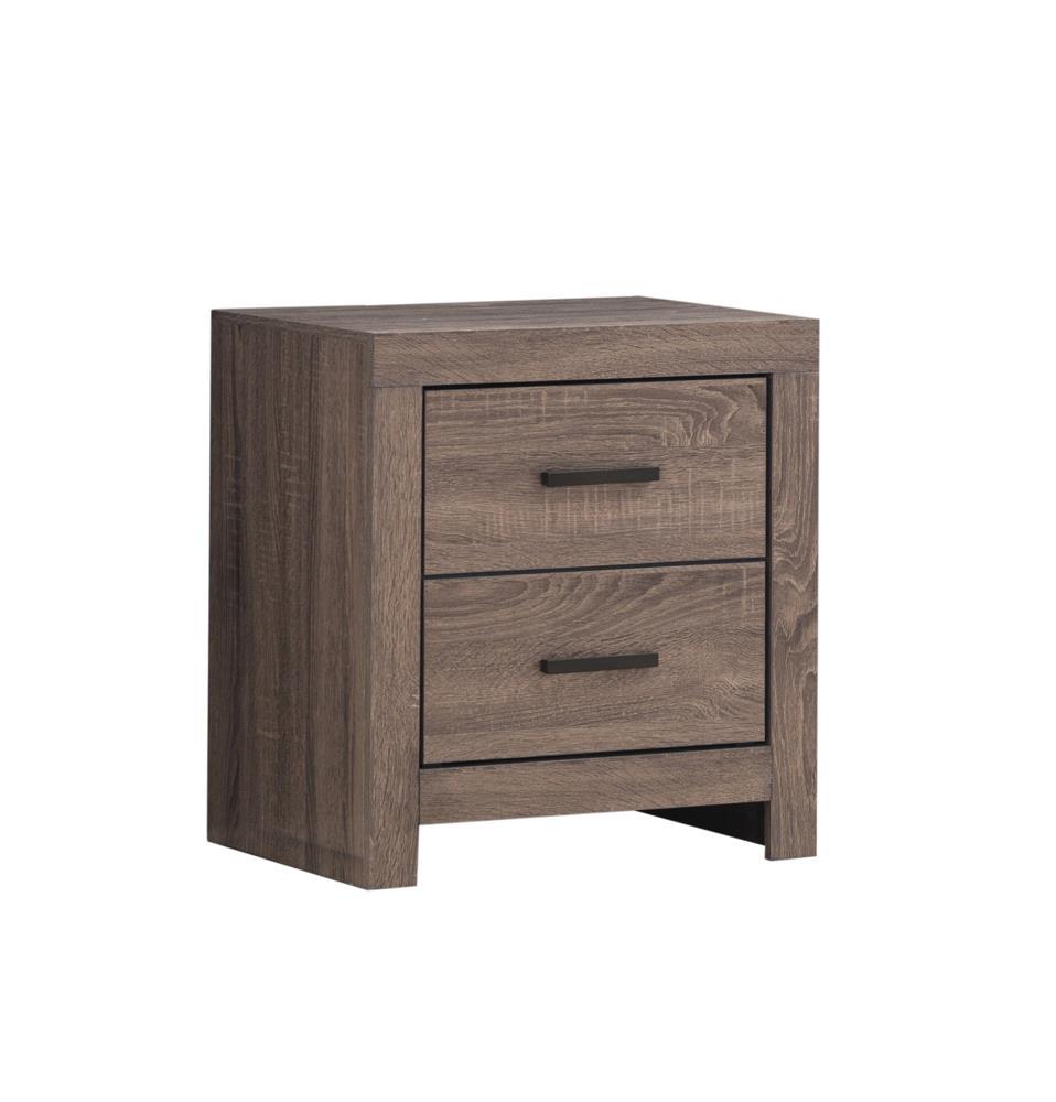 Brantford 2-drawer Nightstand Barrel Oak - Half Price Furniture