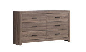 Brantford 6-drawer Dresser Barrel Oak - Dresser - Half Price Furniture