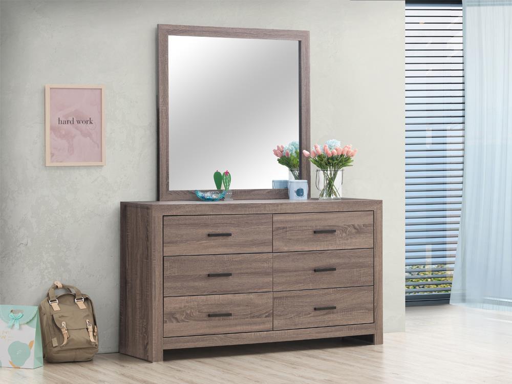 Brantford 6-drawer Dresser Barrel Oak - Half Price Furniture