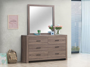 Brantford 6-drawer Dresser Barrel Oak - Dresser - Half Price Furniture