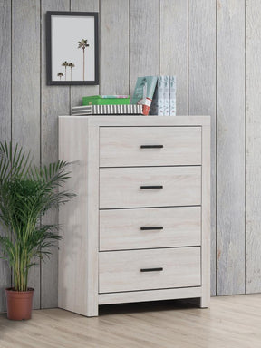 Brantford 4-drawer Chest Coastal White - Chest - Half Price Furniture