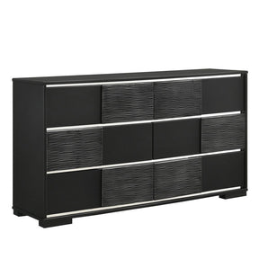 Blacktoft 6-drawer Dresser Black  Half Price Furniture