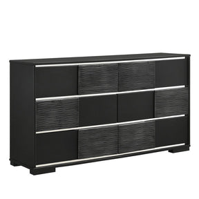 Blacktoft 6-drawer Dresser Black - Dresser - Half Price Furniture