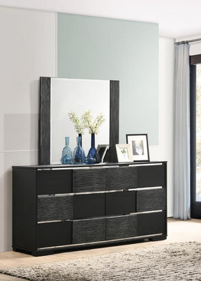 Blacktoft 6-drawer Dresser Black - Dresser - Half Price Furniture