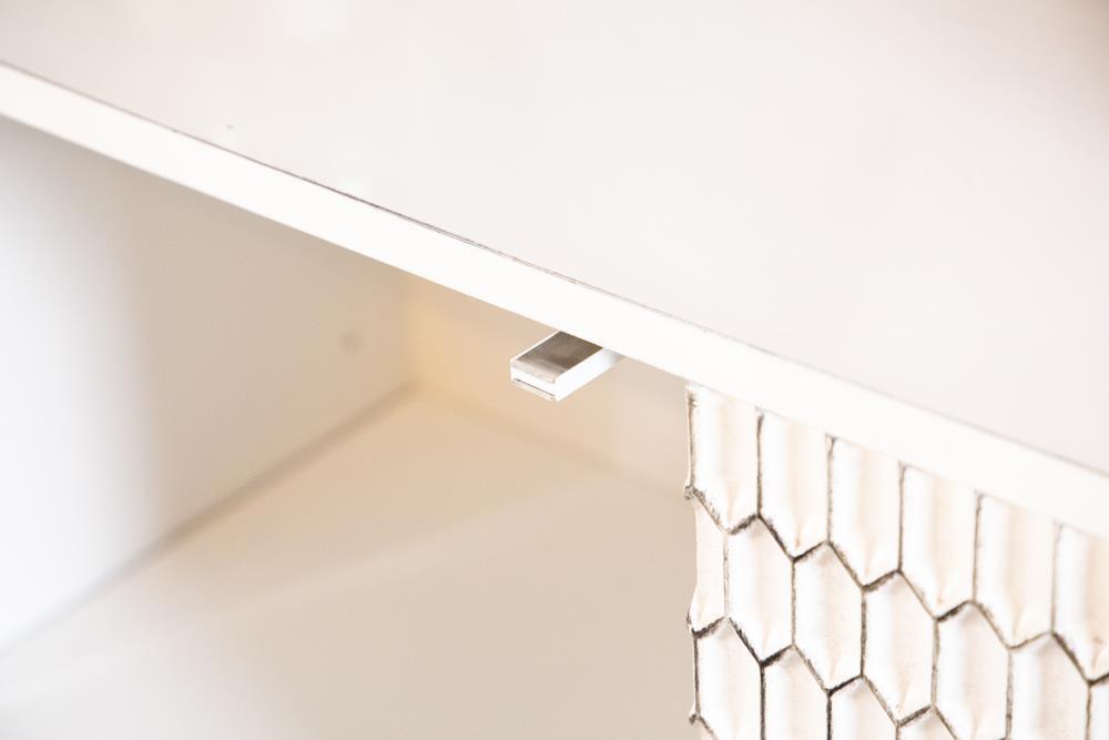 Gambon Rectangular 2-door Accent Cabinet White - Half Price Furniture