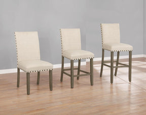 Ralland Upholstered Side Chairs Beige and Rustic Brown (Set of 2) - Dining Chair - Half Price Furniture