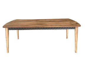 Partridge Wooden Dining Table Natural Sheesham - Dining Table - Half Price Furniture
