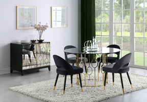 Lindsey Arched Back Upholstered Side Chairs Grey (Set of 2) - Dining Chair - Half Price Furniture