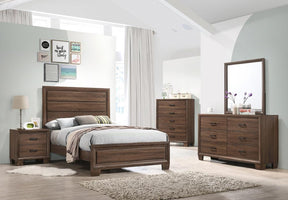 Brandon Full Panel Bed Medium Warm Brown Half Price Furniture