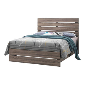 Brantford Queen Panel Bed Barrel Oak - Bed - Half Price Furniture