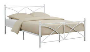 Hart Queen Platform Bed White - Bed - Half Price Furniture