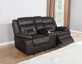 Greer Upholstered Tufted Back Glider Loveseat - Loveseat - Half Price Furniture