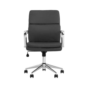 Ximena Standard Back Upholstered Office Chair Black - Office Chair - Half Price Furniture