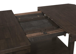 Prentiss Rectangular Counter Height Table with Butterfly Leaf Cappuccino - Counter Height Table - Half Price Furniture