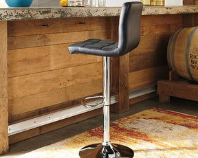 Bellatier Adjustable Height Bar Stool - Barstool - Half Price Furniture