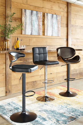 Bellatier Adjustable Height Bar Stool - Barstool - Half Price Furniture
