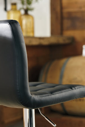 Bellatier Adjustable Height Bar Stool - Barstool - Half Price Furniture