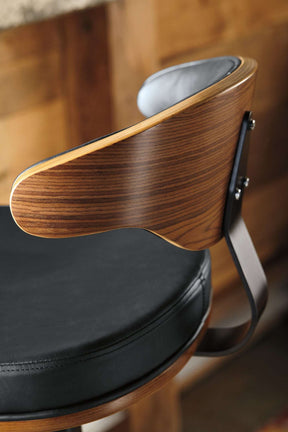Bellatier Adjustable Height Bar Stool - Barstool - Half Price Furniture