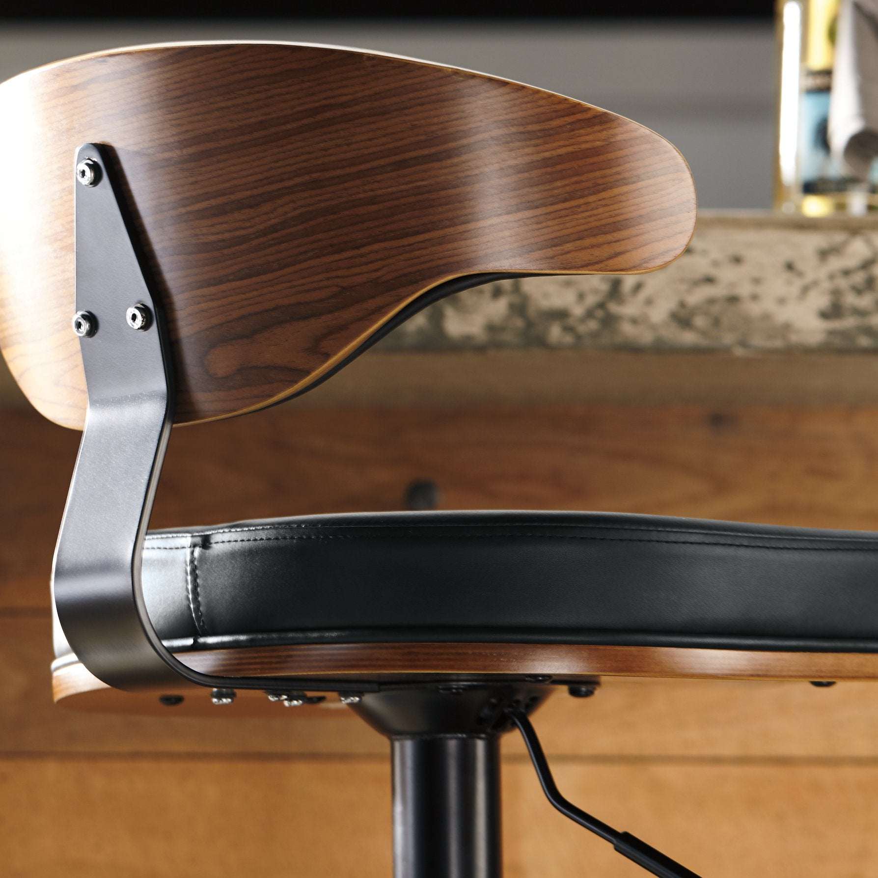 Bellatier Adjustable Height Bar Stool - Barstool - Half Price Furniture