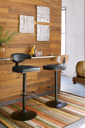 Bellatier Adjustable Height Bar Stool - Barstool - Half Price Furniture