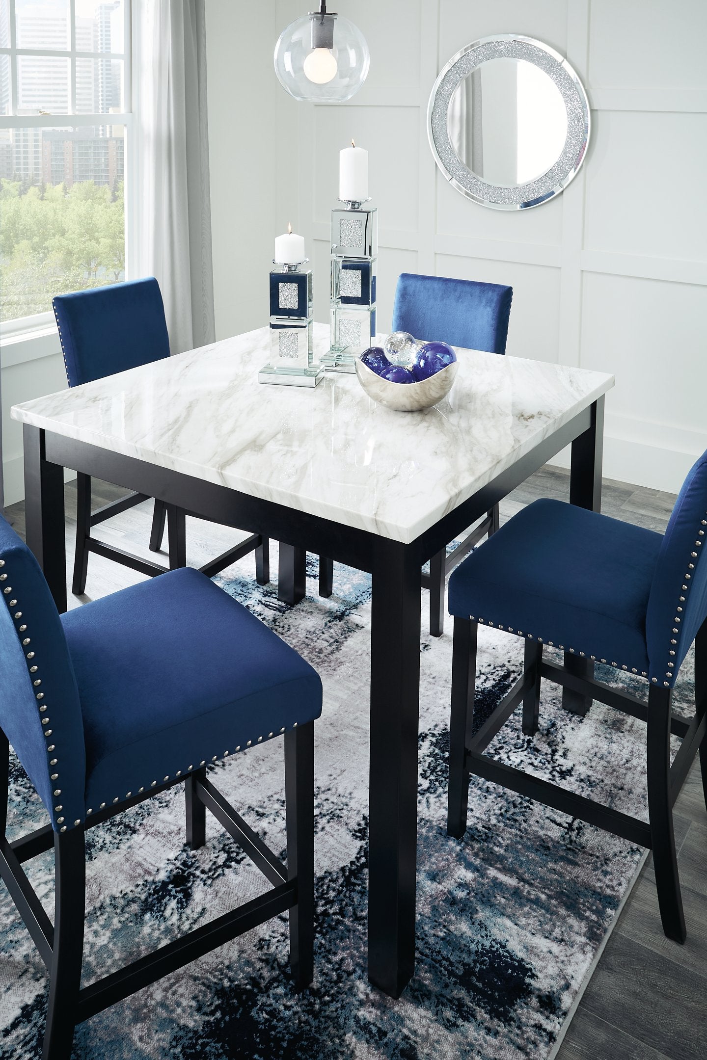 Cranderlyn Counter Height Dining Table and Bar Stools (Set of 5) - Half Price Furniture