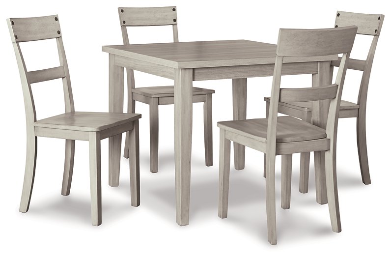 Loratti Dining Table and Chairs (Set of 5)  Las Vegas Furniture Stores