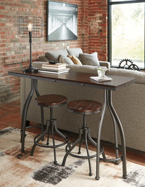 Odium Counter Height Dining Table and Bar Stools (Set of 3) - Half Price Furniture