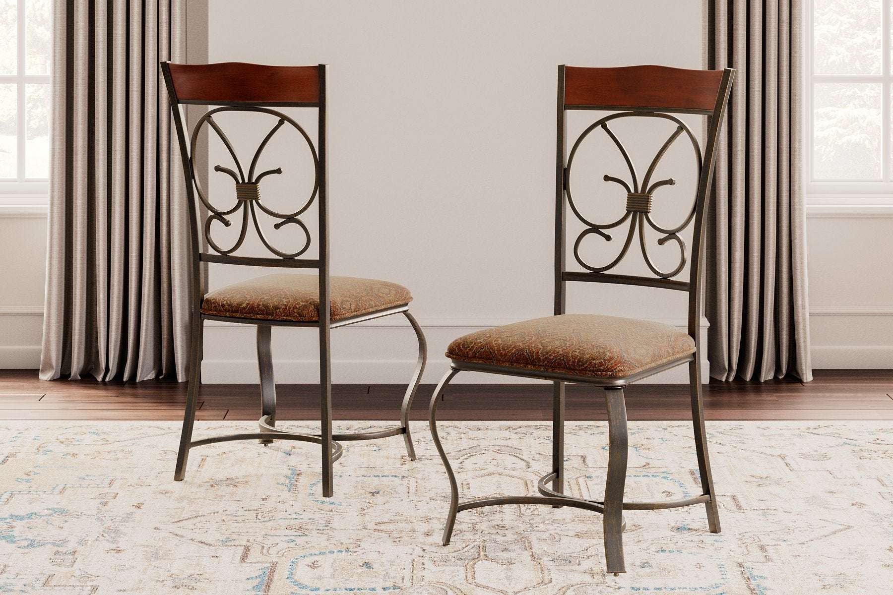Glambrey Dining Chair Set Half Price Furniture