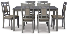 Jayemyer Dining Table and Chairs (Set of 7) - Half Price Furniture