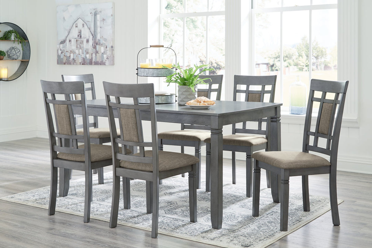 Jayemyer Dining Table and Chairs (Set of 7) - Half Price Furniture