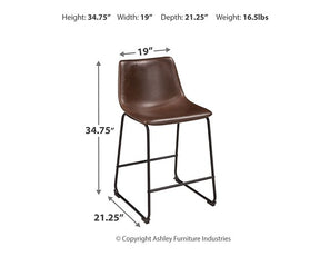 Centiar Counter Height Bar Stool - Barstool - Half Price Furniture