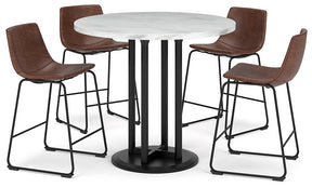 Centiar Counter Height Dining Set - Barstool Set - Half Price Furniture