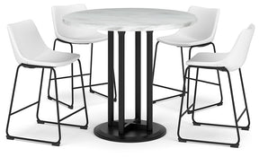 Centiar Counter Height Dining Set - Barstool Set - Half Price Furniture