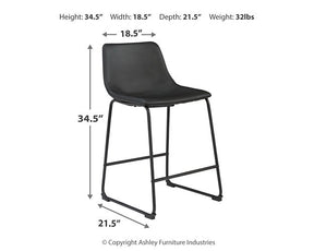 Centiar Counter Height Bar Stool - Half Price Furniture