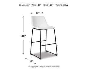 Centiar Pub Height Bar Stool - Half Price Furniture