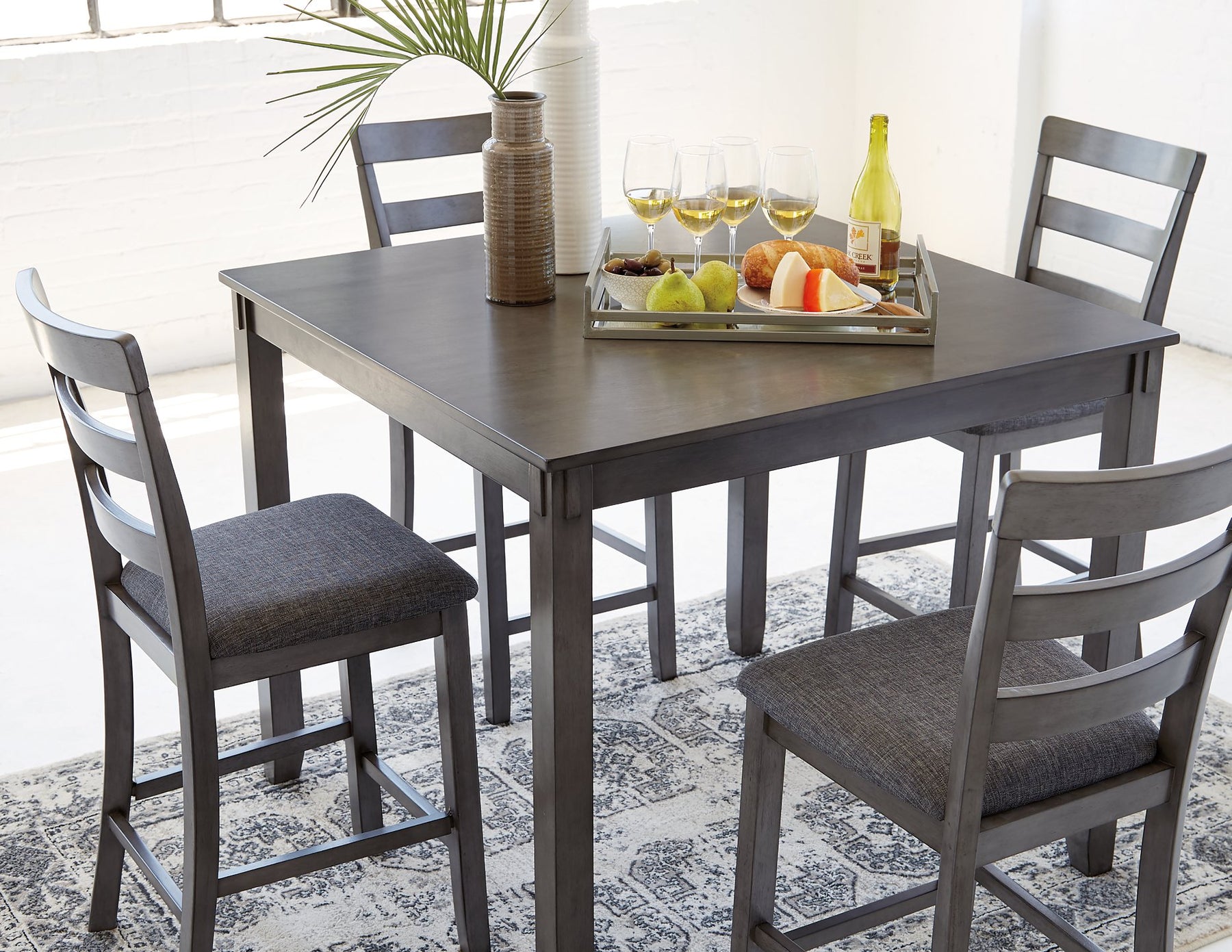 Bridson Counter Height Dining Table and Bar Stools (Set of 5) - Half Price Furniture