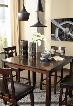 Bennox Counter Height Dining Table and Bar Stools (Set of 5) - Counter Height Table - Half Price Furniture
