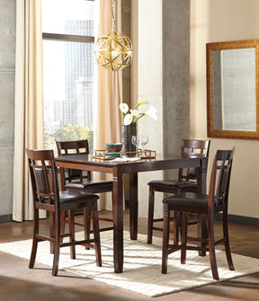 Bennox Counter Height Dining Table and Bar Stools (Set of 5) - Counter Height Table - Half Price Furniture